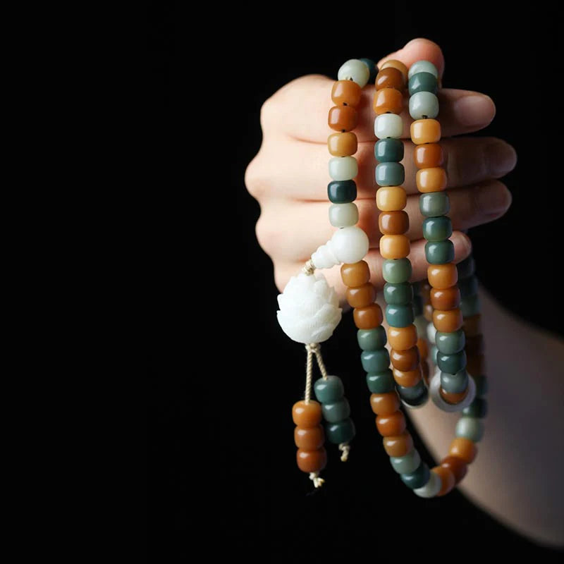Bodhi Lotus Mala Harmony Jewelry Set