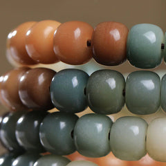 108 Mala Beads Gradient Bodhi Seed Buddha Engraved Peace Harmony Bracelet
