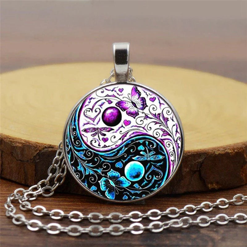 Yin Yang Chain Balance Necklace Pendant