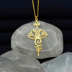 Lotus Luck Wealth Necklace Pendant