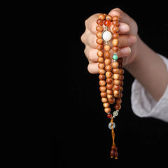 Tibetan Rosewood Mala Healing Jewelry