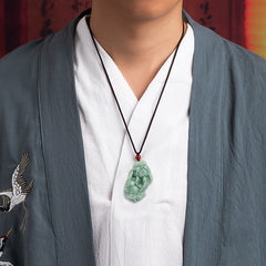 Jade PiXiu Wealth Luck String Necklace Pendant