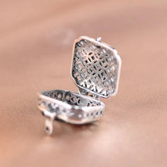 Koi Fish Lotus Copper Coins Luck Prayer Box Necklace Pendant